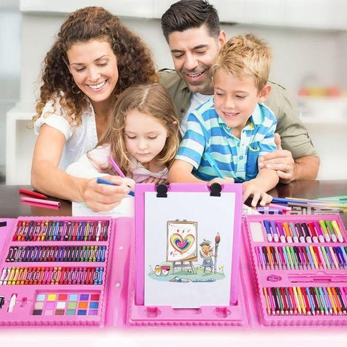 Kit de dibujo para niños, 208 piezas