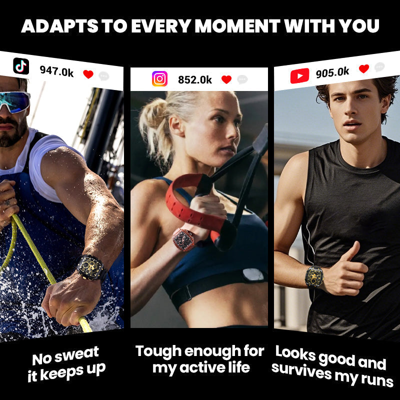 Reloj digital multifunción deportivo y casual