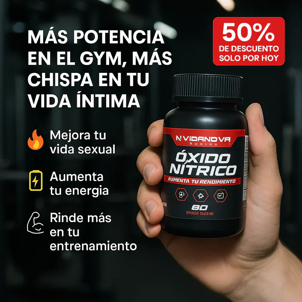 🧬 ÓXIDO NÍTRICO - Suplemento Premium 1000 mg 60 Cápsulas