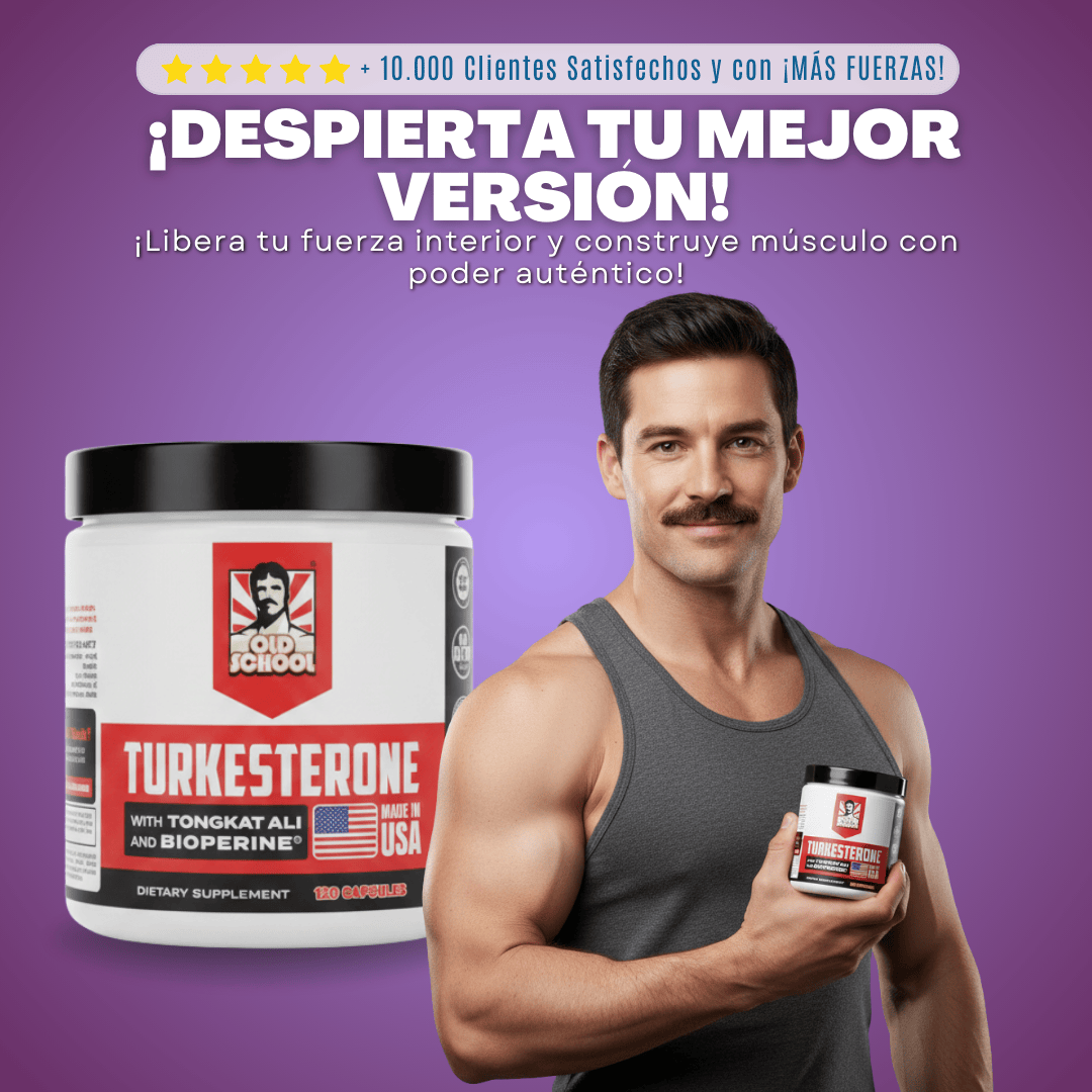 Turkesterone™ | Suplemento Natural Para Potencia Muscular, Energía y Testosterona