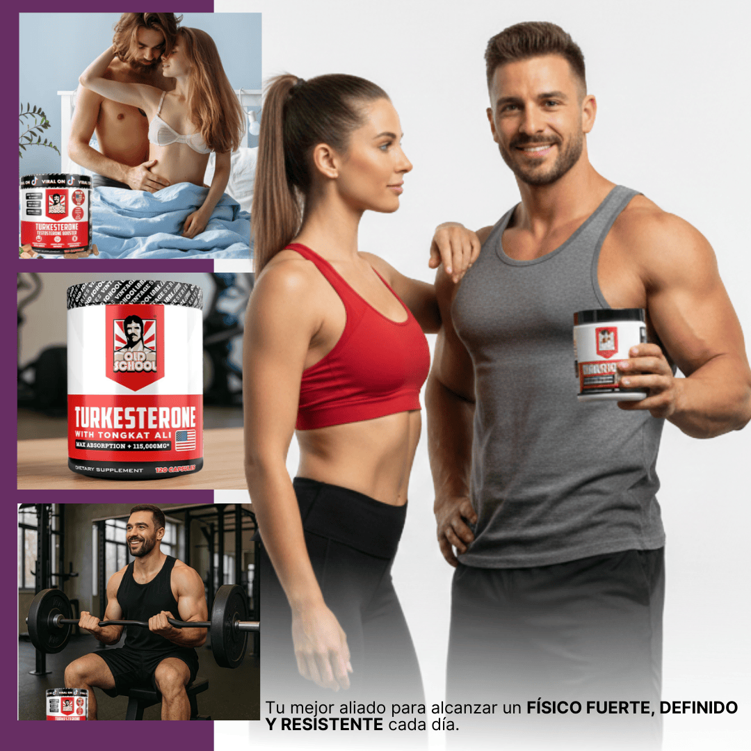 Turkesterone™ | Suplemento Natural Para Potencia Muscular, Energía y Testosterona