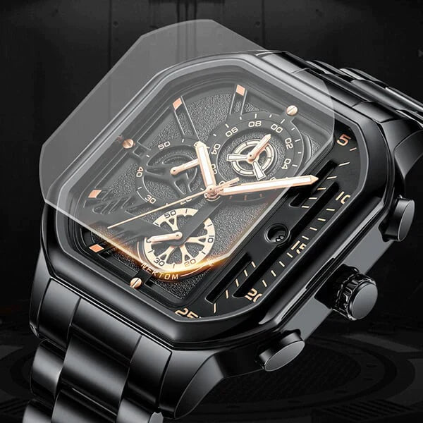 Reloj de cuarzo moderno para hombre