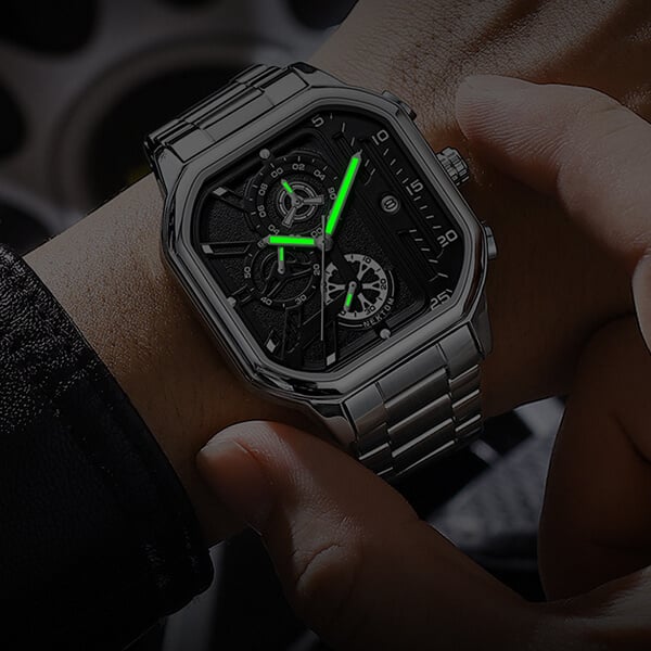 Reloj de cuarzo moderno para hombre